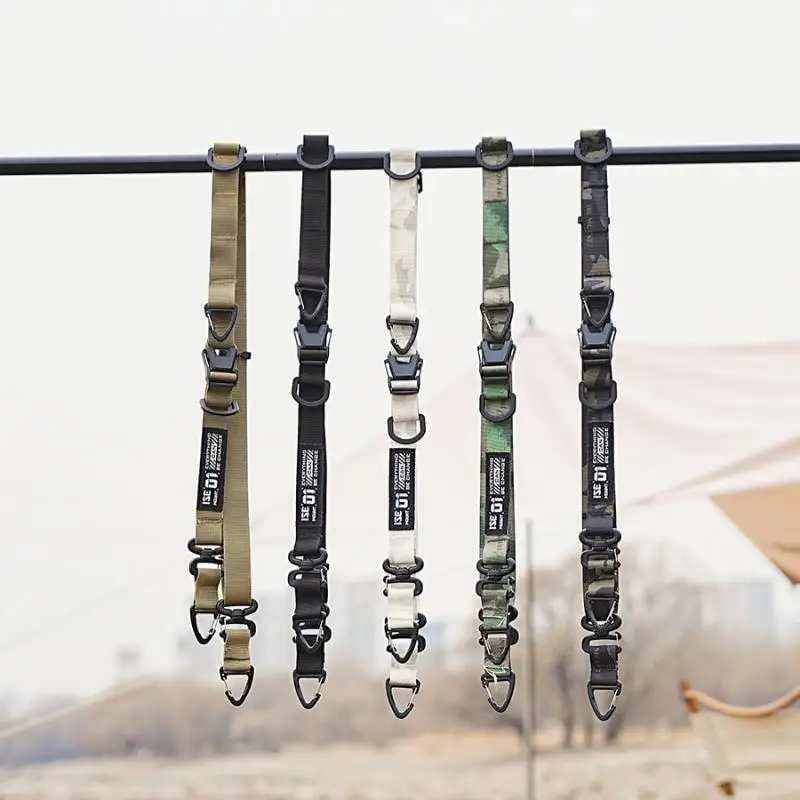 New 1Pcs Multifunction Crossbody Bag Strap Adjustable Crossbody Strap Outdoor Camping Quick Release Bag Strap With Hanging Ring