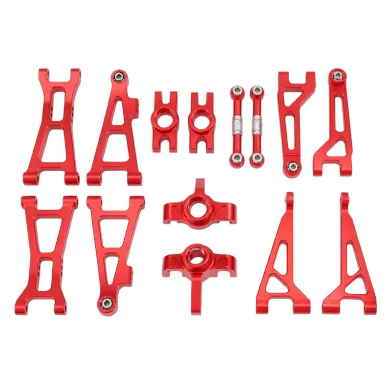 For MJX 16212 16218 16208 16209 16210 RC Car Metal Upgrade Replacement Parts Kit-7Pcs-Enhanced Durability& Performance