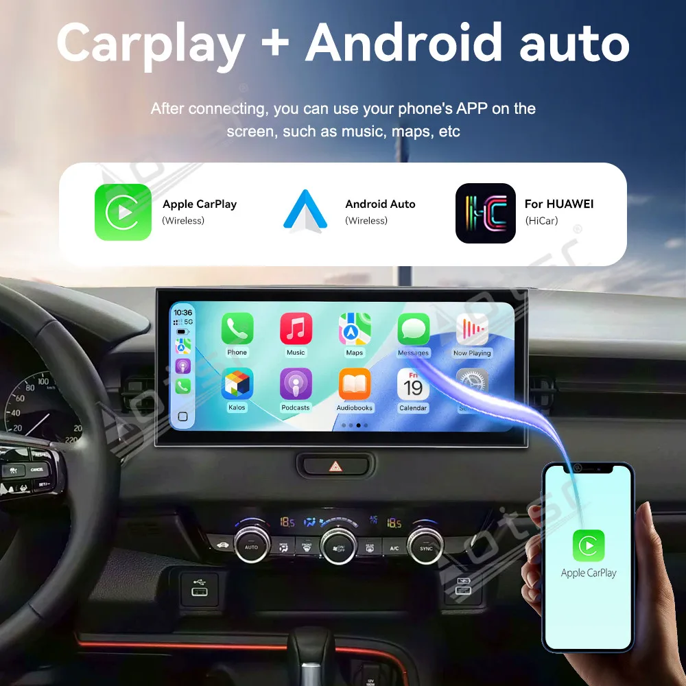 

CarPlay 15.8'' Android 15 для Honda XR-V Vezel 2023-2025: Автомобильные гаджеты, GPS-навигация, HD-экран, мультимедийный плеер, головное устройство