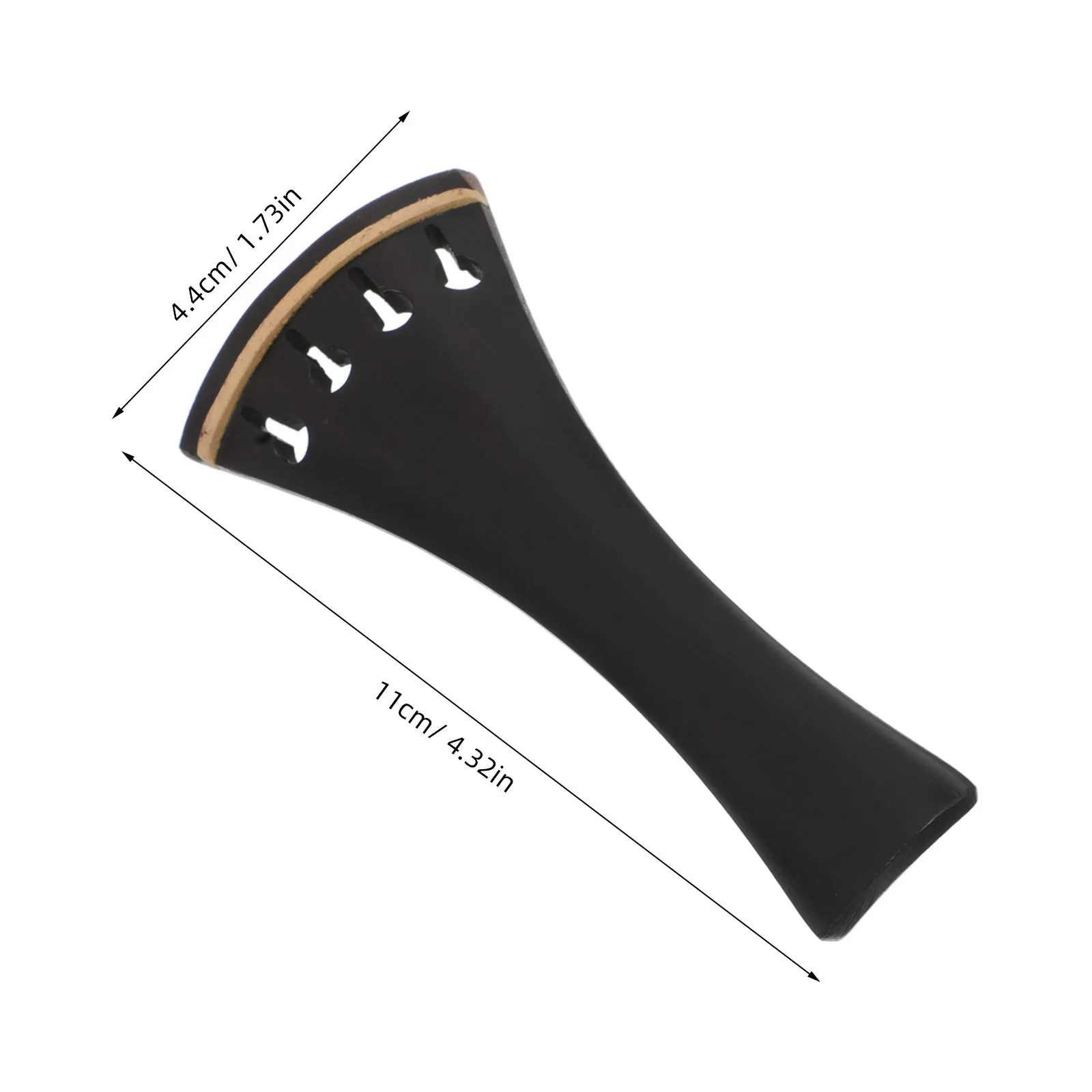 44 أداة سلسلة الذيل مزيج المواد الخشبية دقيقة يدوية يقلل من ضبط أجزاء الكمان المتكررة مع مسند الذقن