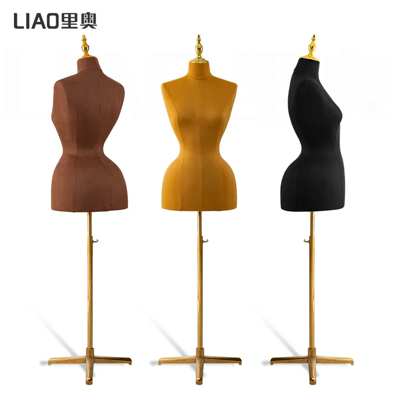 pin in able foam wedding dress women's mannequins big hips velvet curvy female mainkin upper-body without head