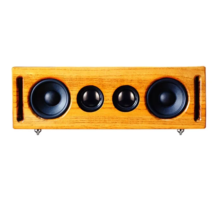 S8 PRO Home Party Singing Bluetooth Speaker Solid Wood Classical Retro Subwoofer Wireless Speaker