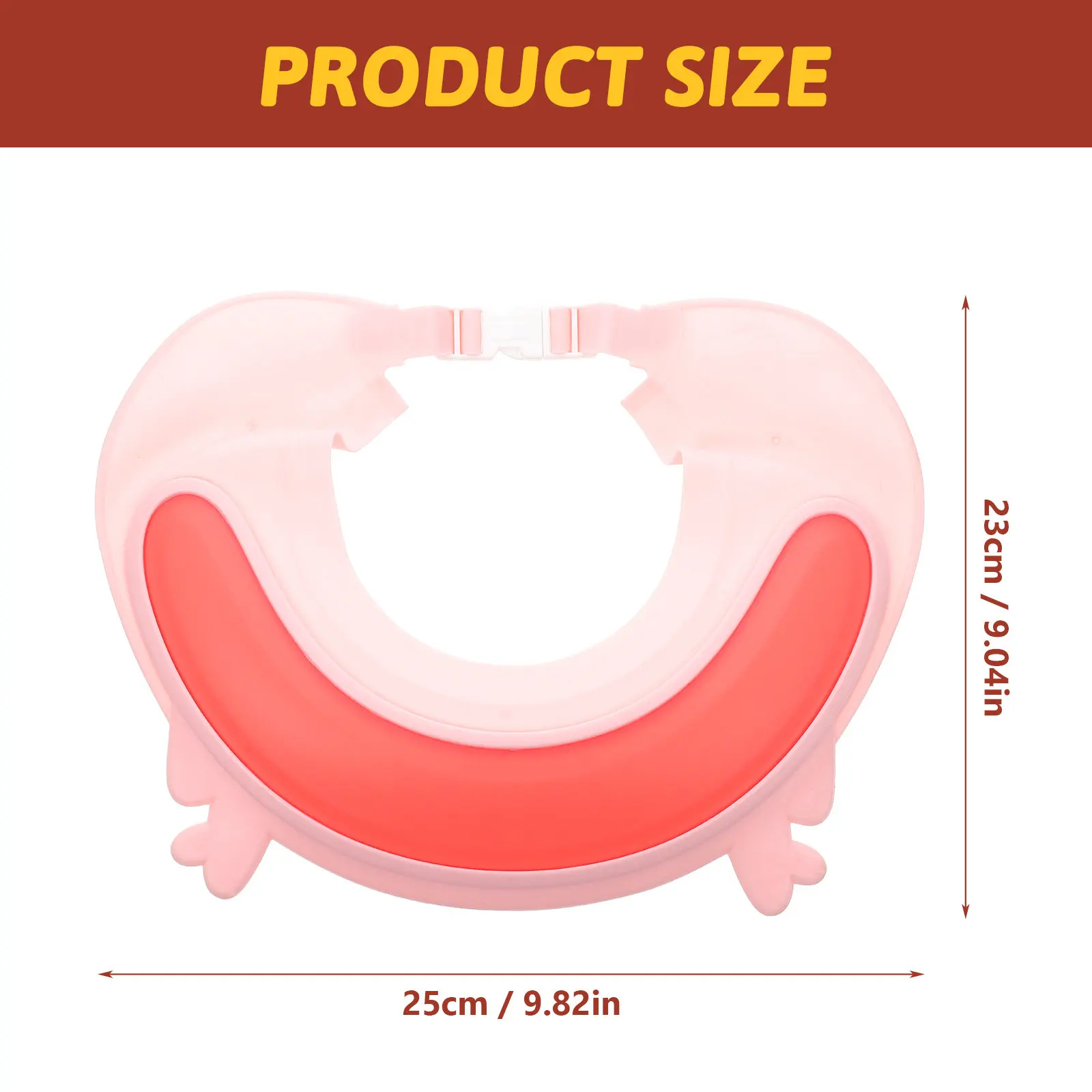 Waterproof Shower Hat for Toddlers Baby Bath Head Protector Lightweight Infant Shower Cap Hair Washing Hat Comfortable Sight