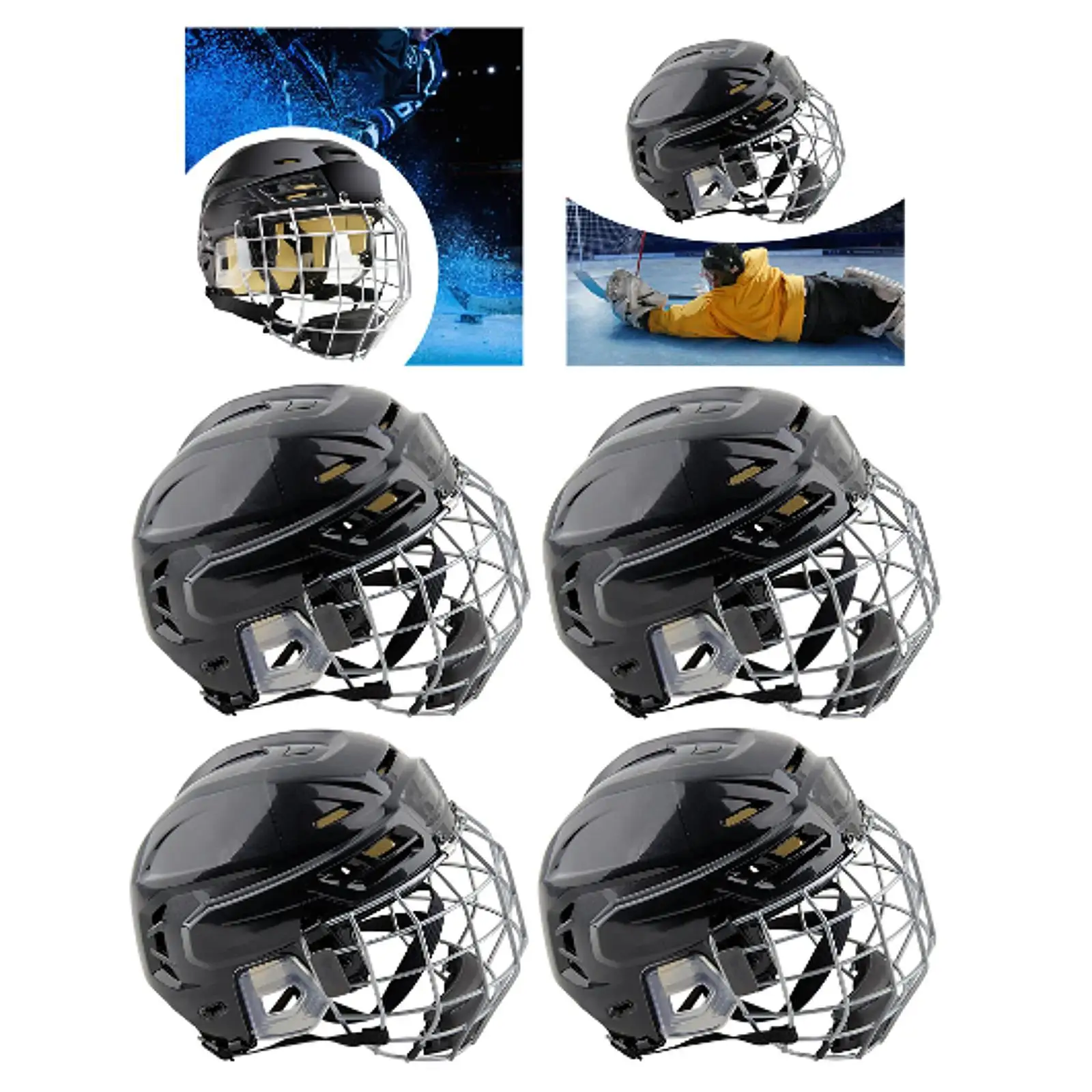 casque-de-hockey-avec-masque-integre-pour-la-competition-et-l'entrainement-casque-de-patinage-de-vitesse-sur-glace