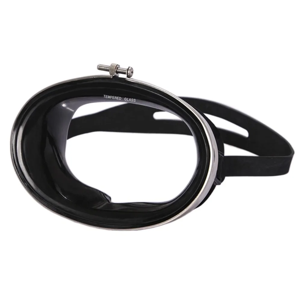 

Freediving Tempered Glasses Diving Glasses Silicone Black Diving Masks Flexible Durable Swimming Goggles Diving Equipment
