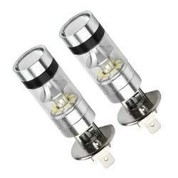 2Pcs H1 LED- Car Bulbs- 6000K 12V White- LED High Power- 20-SMD Car Decoding- Fog Light- Driving DRL Auto DRL Light Bulb-
