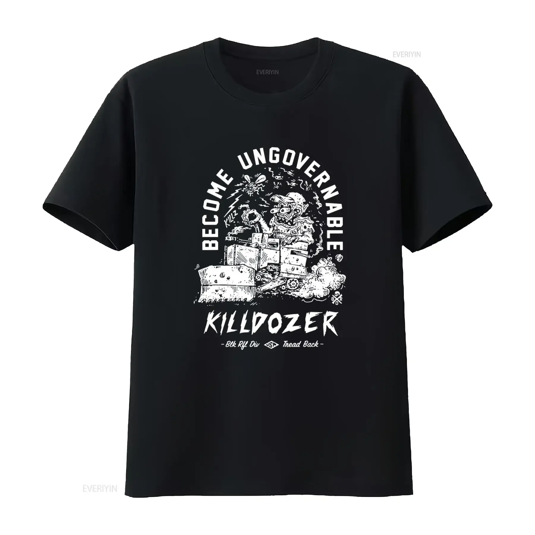 New Killdozer Band Men's T Shirt Become Ungovernable Design Available in S 235XL Sizes vintage Washed fashion streetwear