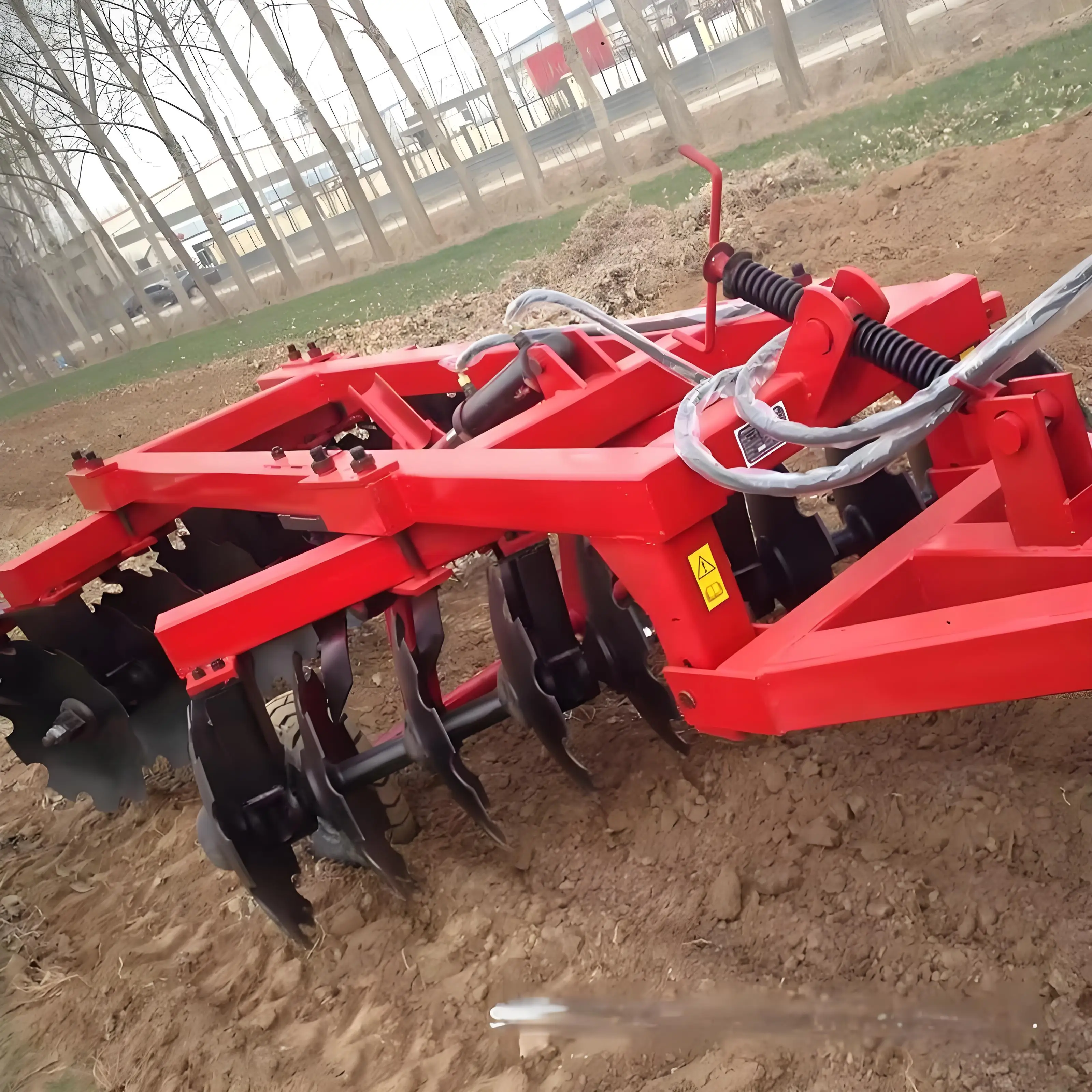 الثقيلة 1BZ 2.5 محراث القرص المعلق 24-Blade Tillage Harrow جرار سحب القرص محرك مسلفي ككون الأساسية