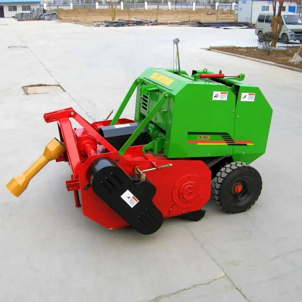 Tractor Driven Compact Hay Baler for Rice Straw