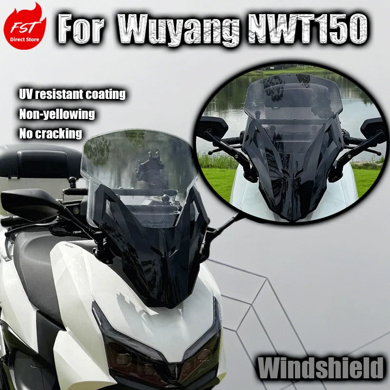

For Wuyang NWT150 windshield original rearview mirror forward movement modification parts windshield glass