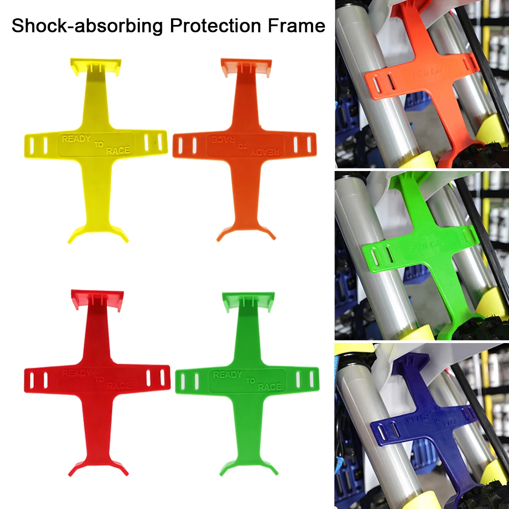 ABS Transportation Protector Motocross Glossy Finish Brace Fork Support Motorcycle Block Enduro Seal Savers Accessaries Guard