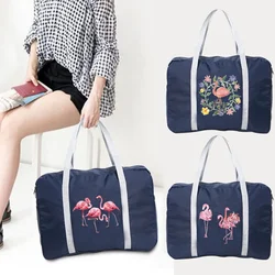 Handbags Luggage Travel Bag Large Capacity Fashion Weekend Overnight Bags Boston Bag Travel Carry Pack Cartoon Flamingo Series