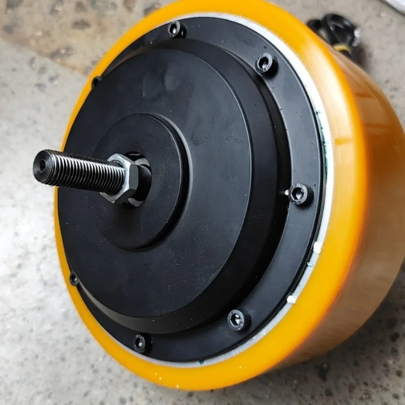 Electric Truck Motor Ground Cow Motor Sweeper Motor Pu Wheel Silent Electric Forklift Stack