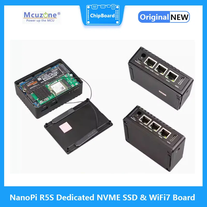 Imagem -06 - Nanopi R5s Dedicado Nvme Ssd e Wifi7 Board Mt7921k M.2 Debian Ax200 Rtl8822ce