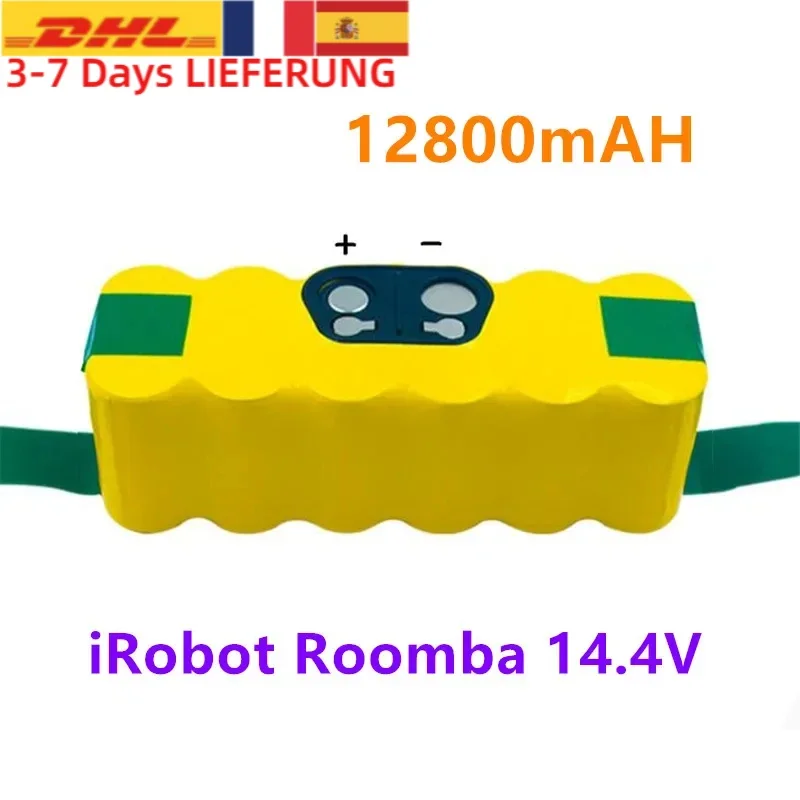 14.4V 12800mAh Replacement NI-Mh Battery for iRobot Roomba 500 600 700 800 Series  roomba 880 760 530 555 560 581 620 650