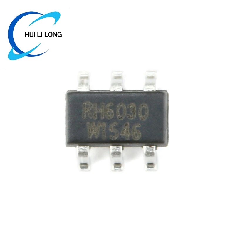 10pcs/lot RH6030 6030 SOT-23-6 Fusion single-button Touch Button IC Mono Capacitive Touch Chip Integrated Circuit