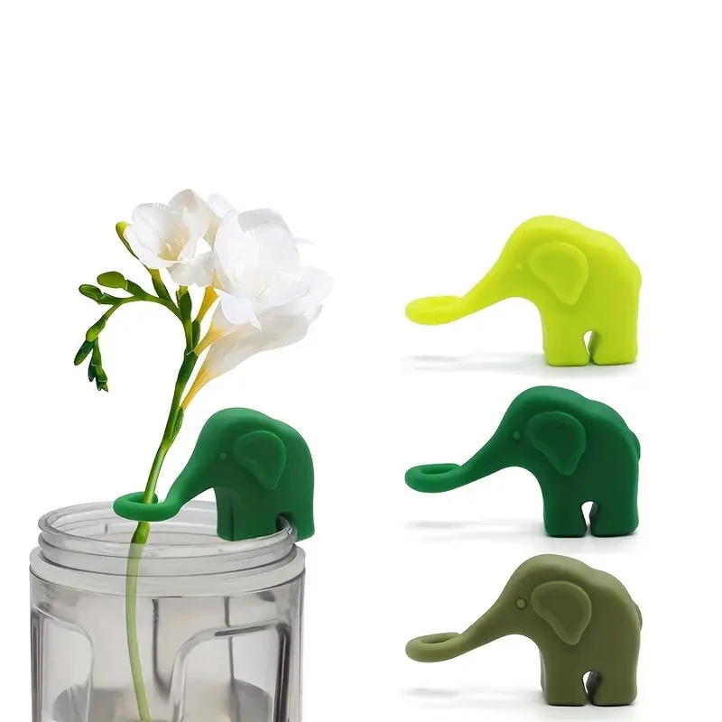 3PCS Rabbit Monkey Plant Stakes Cute Hydroponic Support Stand Plastic Stabilizer Holders For Seedlings Stems Cuttings