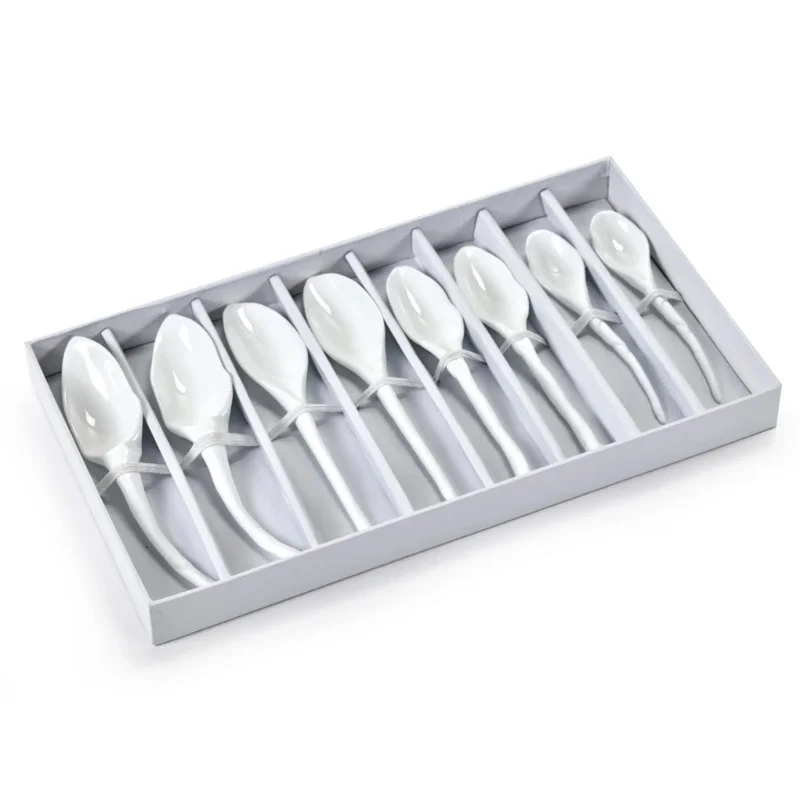 Bone china spoon coffee spoon tableware set