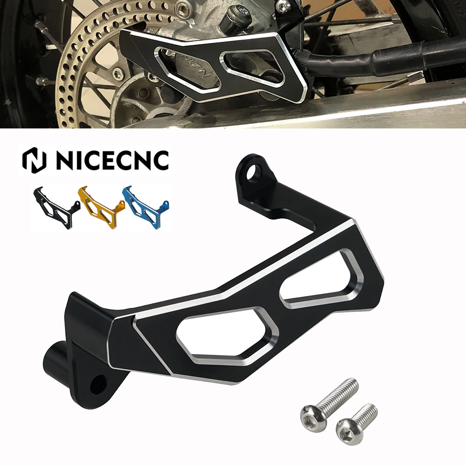 

NiceCNC Motorcycle For Suzuki DRZ 400SM 400 SM DRZ400SM 2005-2024 2023 2022 2021 2020 2019 2018 2017 Rear Brake Caliper Guard