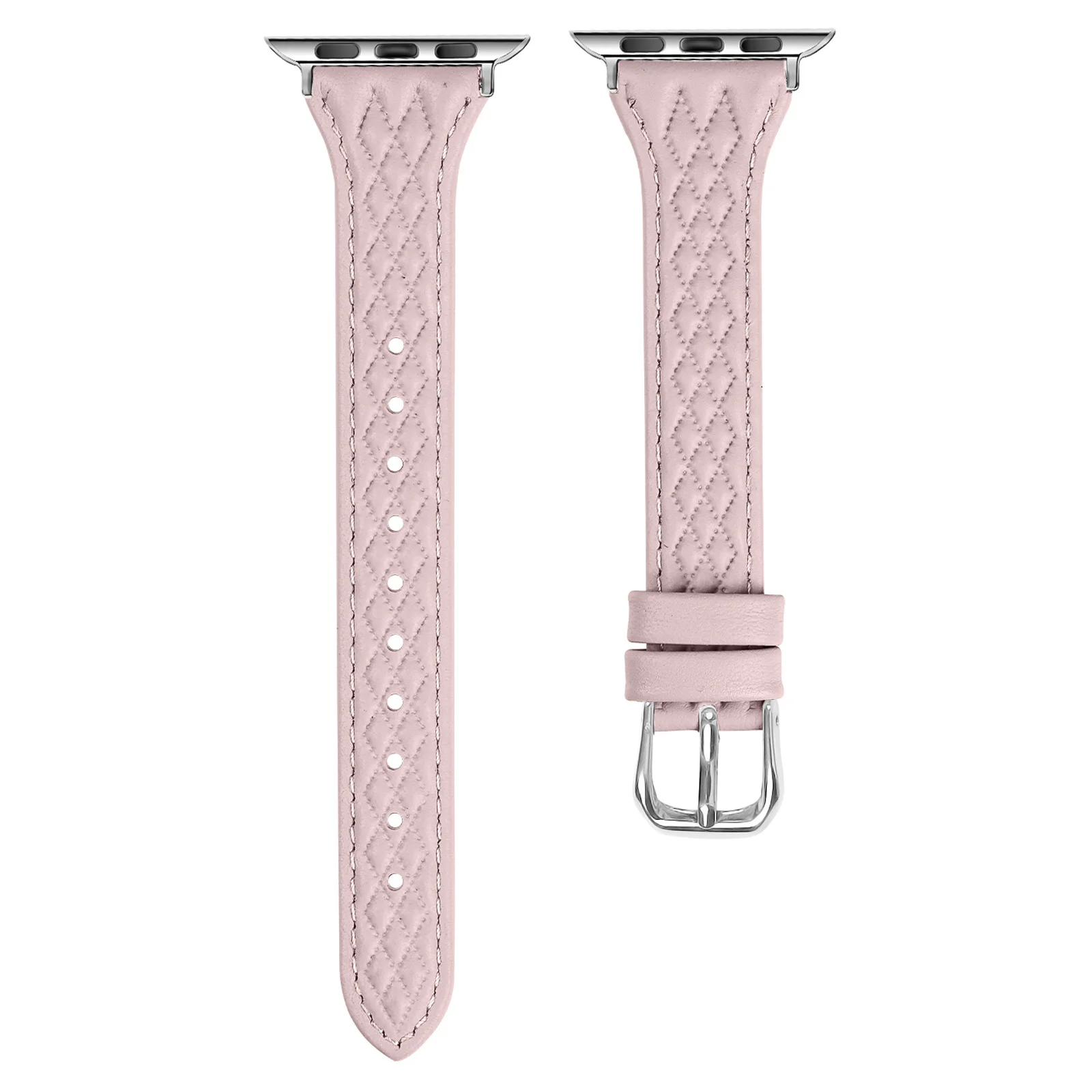 

For Apple Watch Series 10 42mm / 9 8 7 41mm / SE (2023) SE (2022) SE 6 5 4 40mm / 3 2 1 38mm Watch Band Top-Layer Cow Leather St
