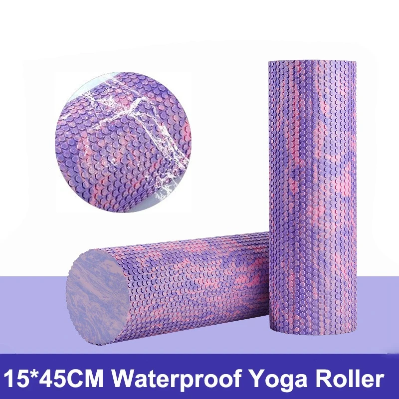 Quality 15 45Cm Yoga Column Yoga Block Pilates Eva Foam Roller Massage Roller Muscle Tissue Fitness Gym Yoga Pilates Sports