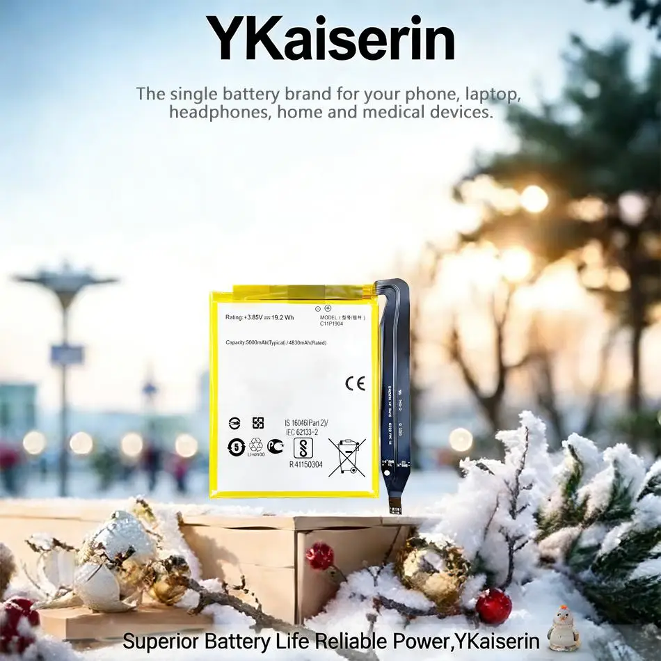 

Аккумулятор C11P1904 для мобильного телефона Asus Zenfone 7, высокая емкость, надежная замена, 5000 мАч