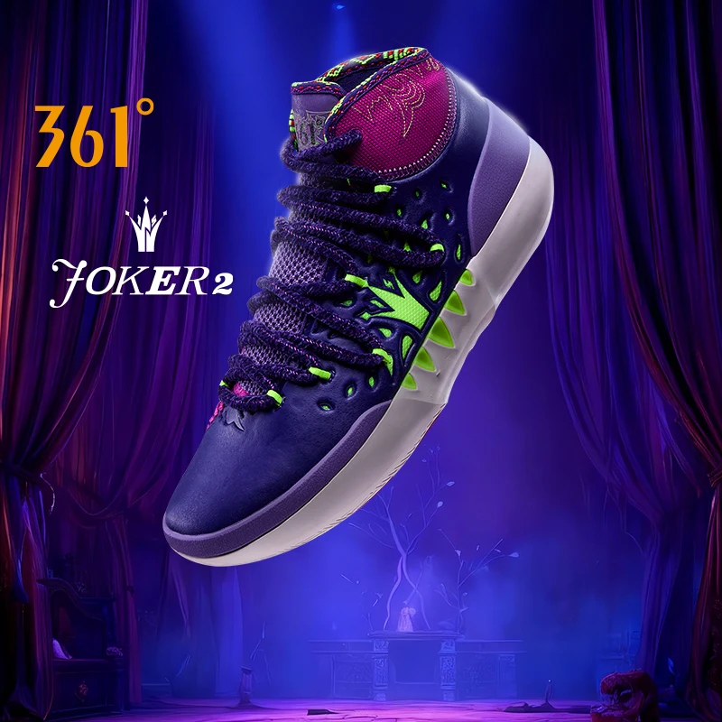 361 grados Joker 2 zapatos de baloncesto para hombre protección contra impactos de combate antideslizante resistente al desgaste zapatillas altas estables 672611104