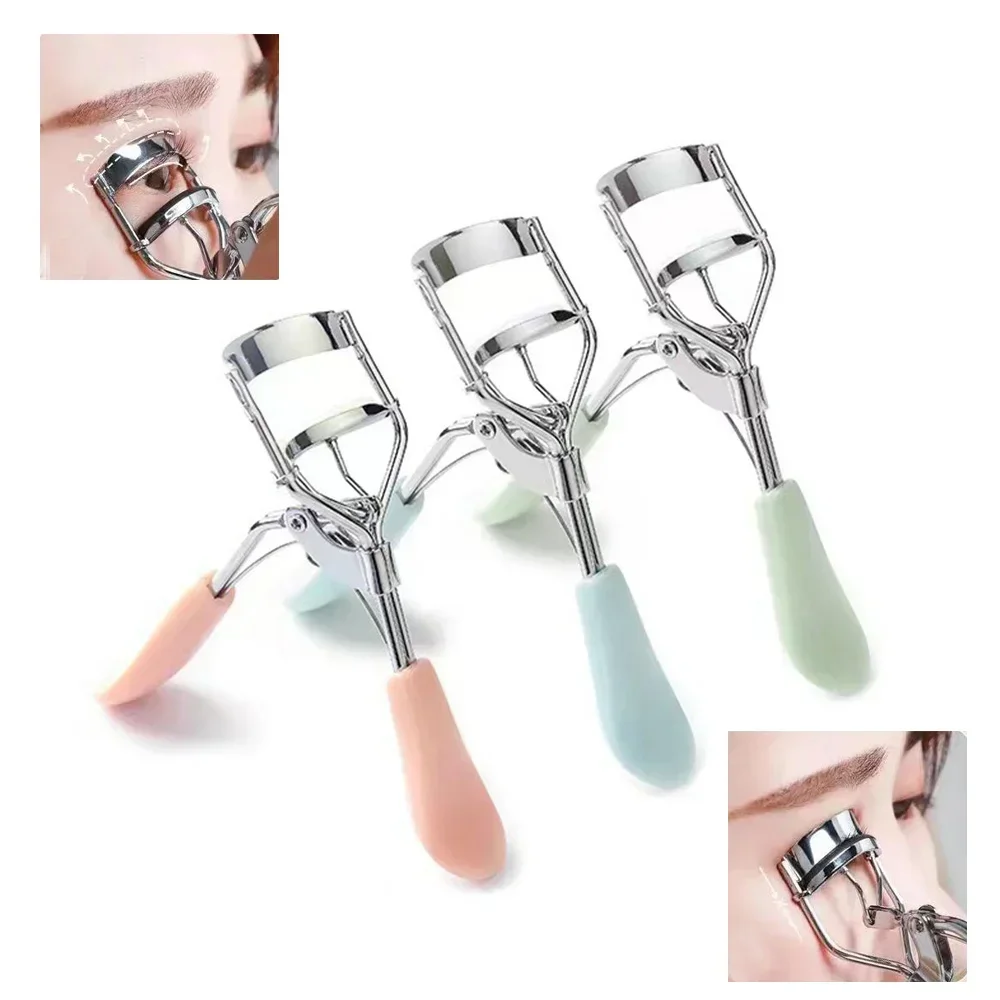 Circle Lasting Eyelash Curling Eye Makeup Tool Eyelashes Clip Manual Eyelash Curler Heatless Lifting Tool Portable Accessories