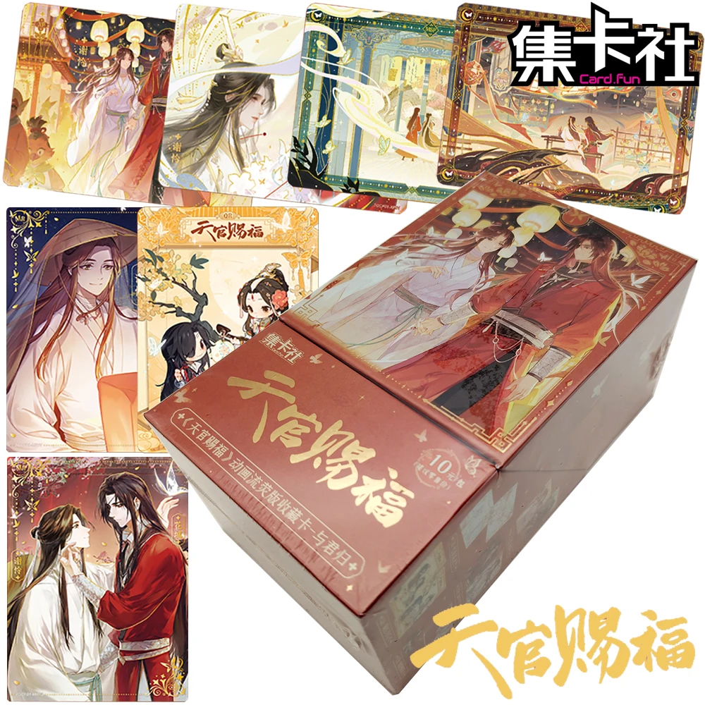 

New Genuine Card.fun Heaven Official's Blessings Collection Card Popular Manga IP Classic Animation Plot Card Girl Hobbies Gift