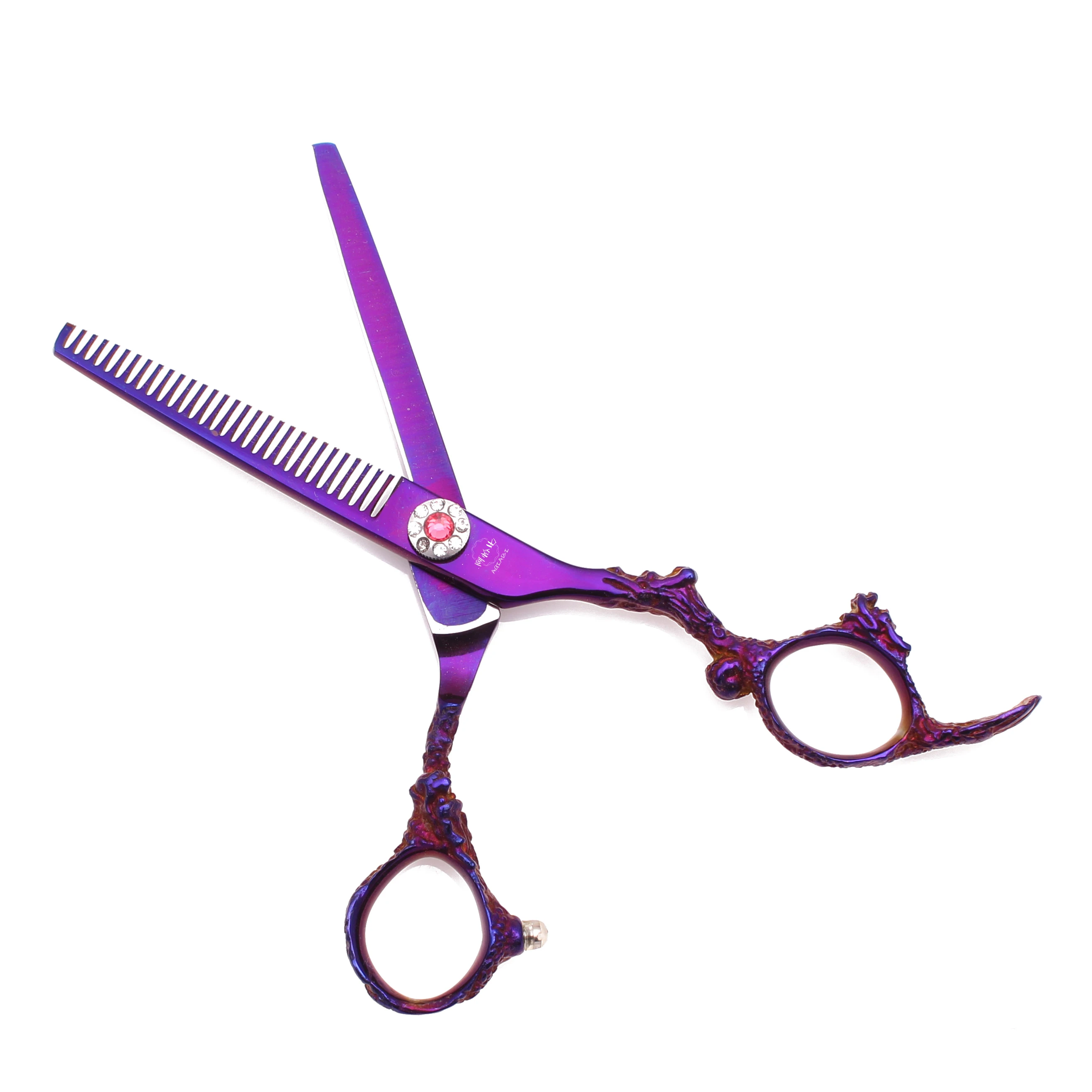 6.0 ''profession elle Haars chere 440c Japan Stahls chere Schere Friseur Ausdünnung Salon Friseur & Home Drops hipping a9005 – Detail 14