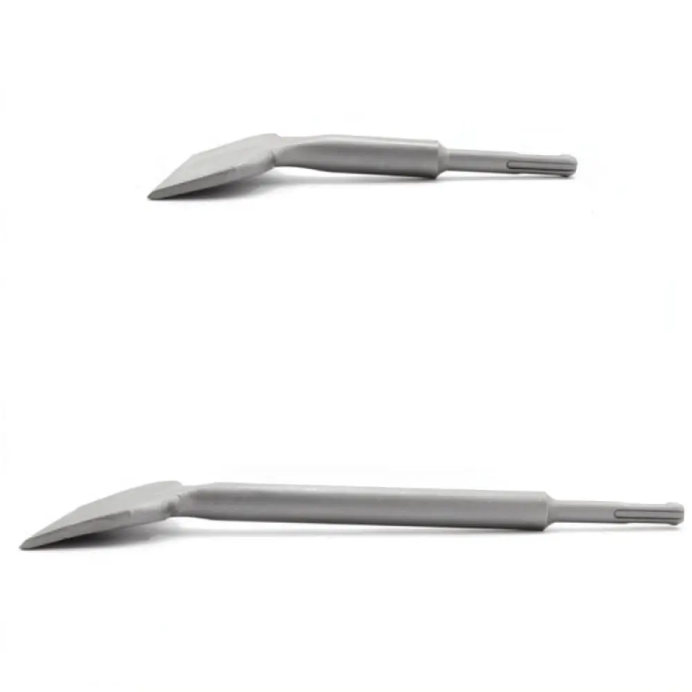 Heavy Duty Angled Chisel Wide Head For Electric Hammer Tile Scraper Concrete Wall Breaking Durable Metal Power Tool Bit