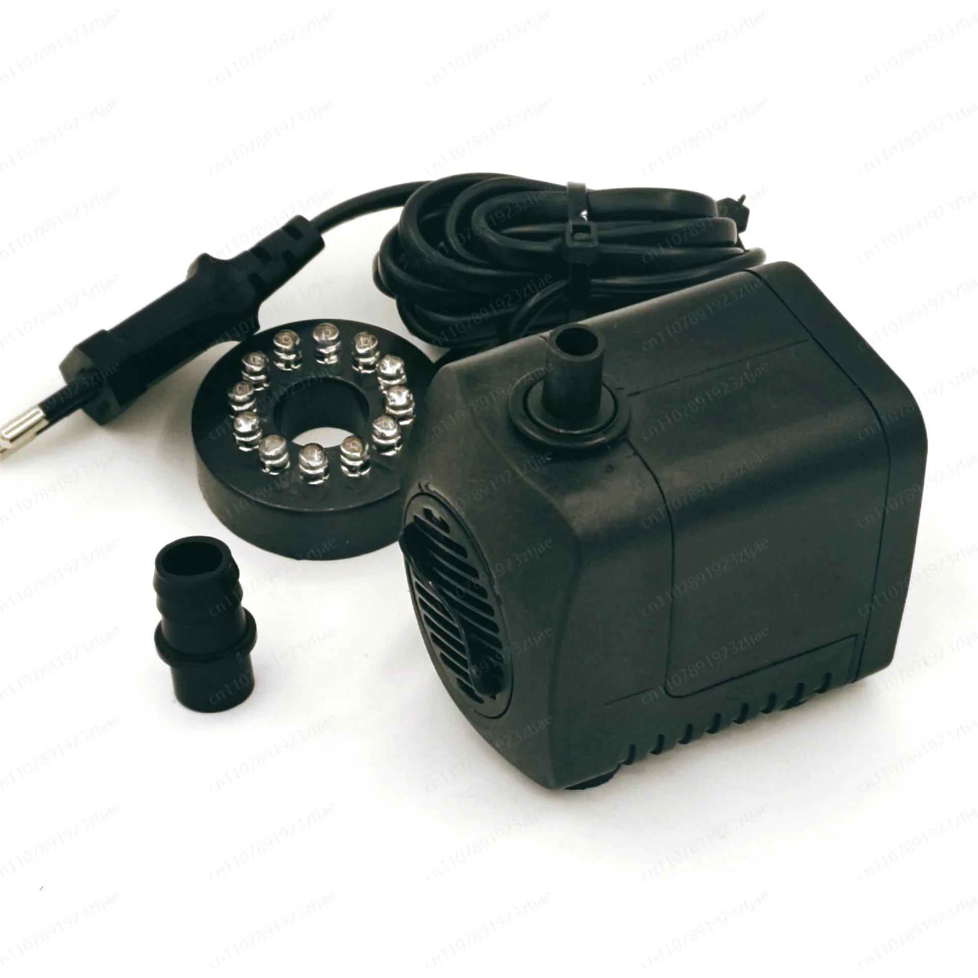 1.6m Head 15W Aquarium Submersible Pump, with LED Flashing Color Changing Lamp, Pump lamp Combo