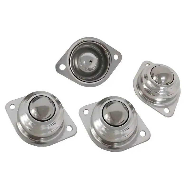 

10PCS Universal Ball Transfer Unit 304 Stainless Steel/Bearing Steel/Nylon Ball Bearing Bull Eye Wheels Conveyor Rollers Sliders