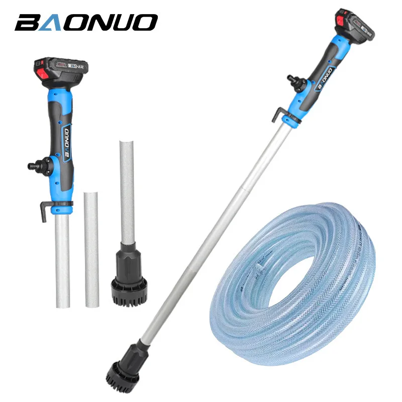 12V portablefoldable Cordless Water Pump Electric Water/Oil Pump Cordless Stick Utility Transfer Pump Garden Boat Pool