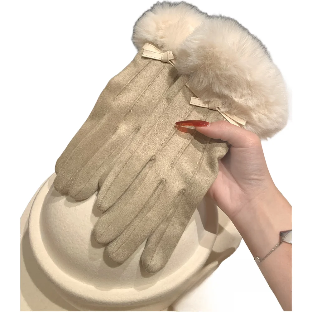warm-velvet-gloves-for-women-winter-bow-trimmed-suede-screen-friendly-gloves-for-driving-riding-commuting-cold-weather