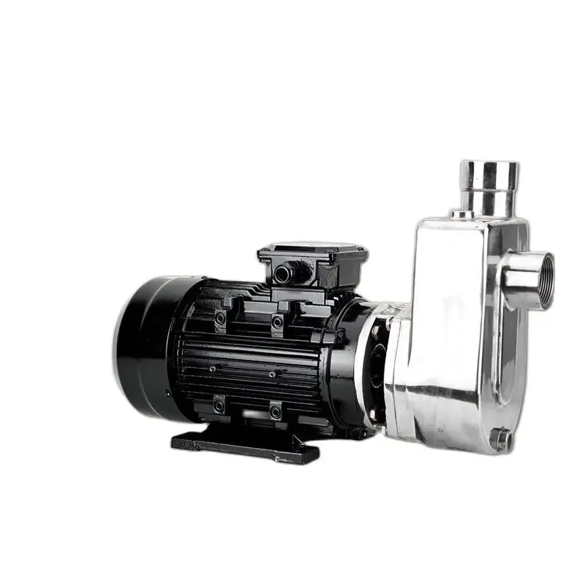 Self-priming Pump 304/316 High-temperature Acid and Alkali Resistant Food and Beverage Pump Anti-corrosion Chemical Pump