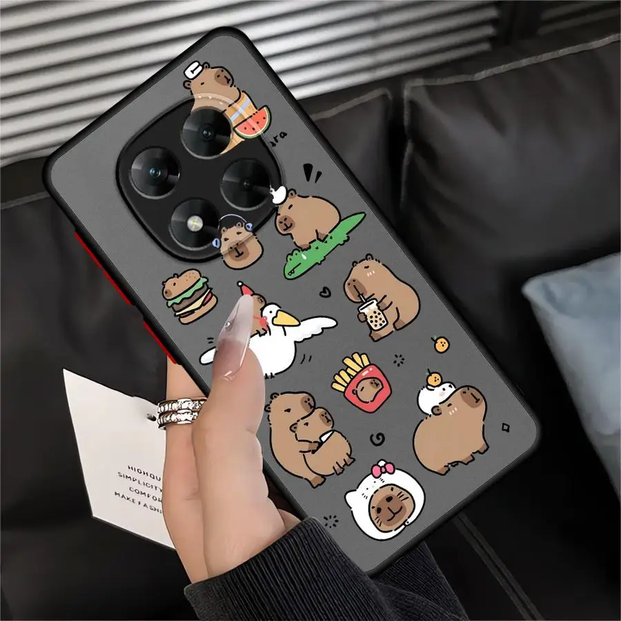 حافظة كابيبارا المضحكة لهاتف Xiaomi Redmi A1 A2 A5 10 K40 Pro 9 غطاء ناعم