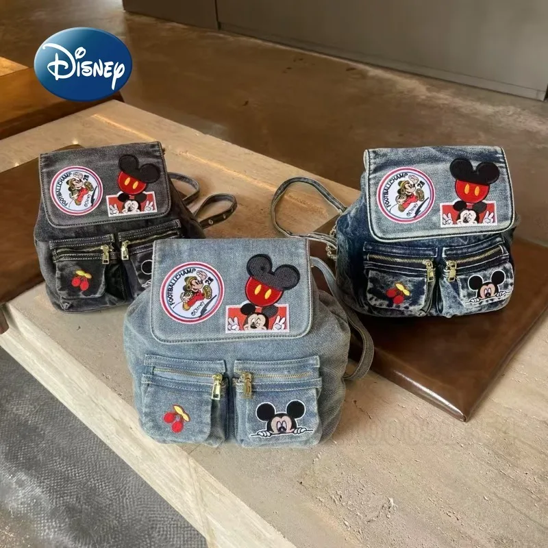 

Disney Mickey New Women's Backpack Luxury Brand Fashion Casual Women's Backpack Large Capacity High Quality Cartoon Women's Bag