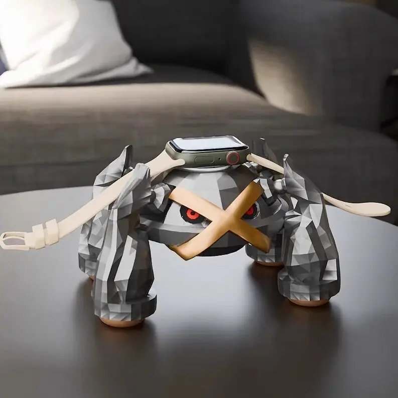 

Shiny Metagross Watch Charger Stand Charging Dock for Apple Watch, Pokemon Desktop Ornament Decor Gift for Fans