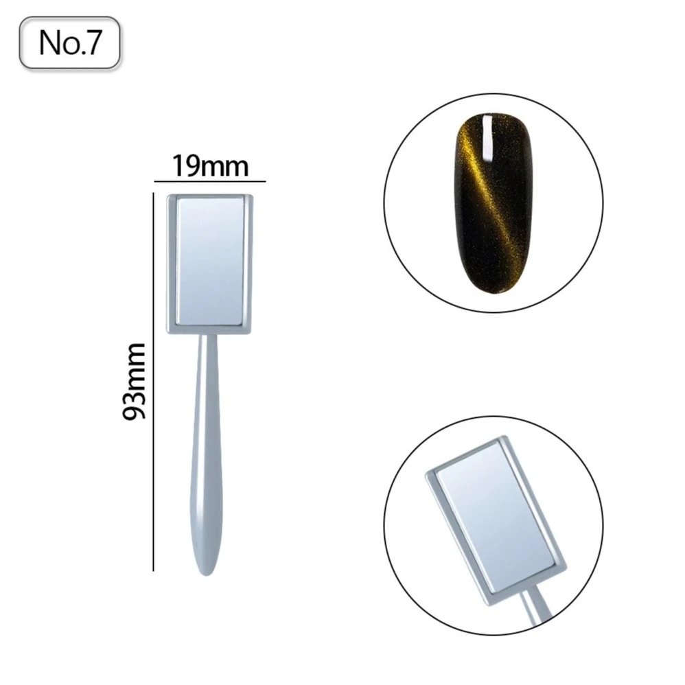 Cat Eye Magnetic Suction Stick Magnetic Effect Board Magnetic Nail Strong Stone Magnet Nail Stick for Cat Eye Powder