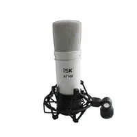 ISK AT100 Condenser Recording Cardioid Microphone Studio Performance Mic for computer with shock mount and cable
