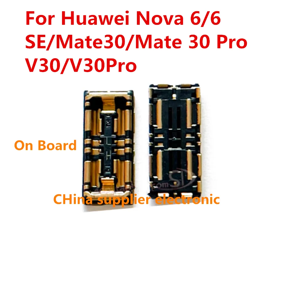 10pcs-100pcs For Huawei mate30pro Honor V30 V30pro motherboard battery holder inline battery buckle contact holder