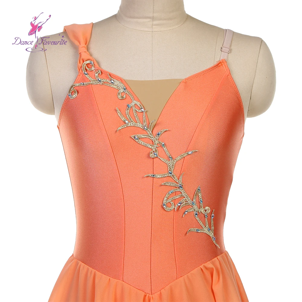 Orange Ballet Costume for Adults and Children, Stage Performance, Cupid Ballet Dress, High Quality Dancewear, 24053