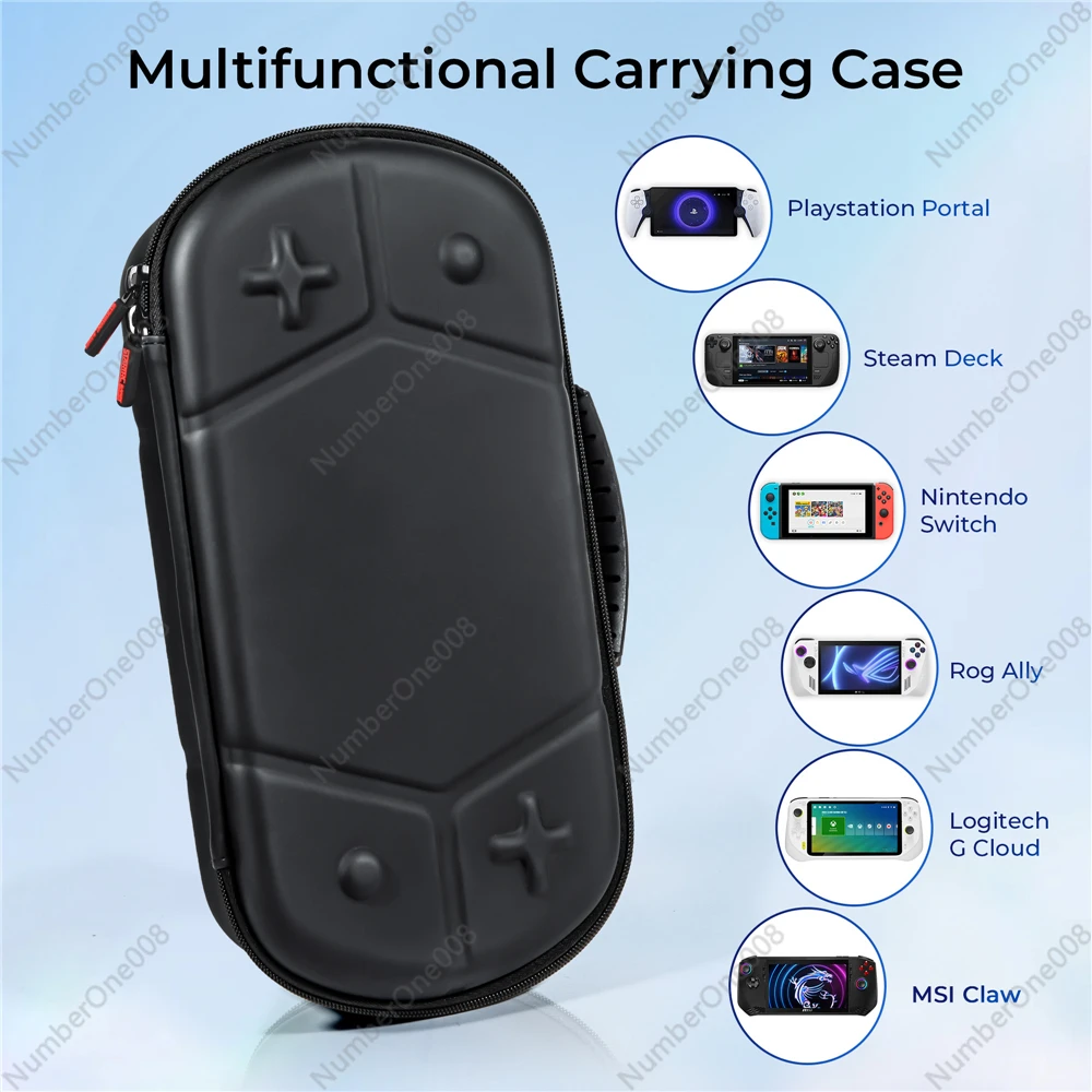 For Rog Ally X Case Portable Travel Bag for Steam Deck/PS portal Carrying Case For Switch Accessories