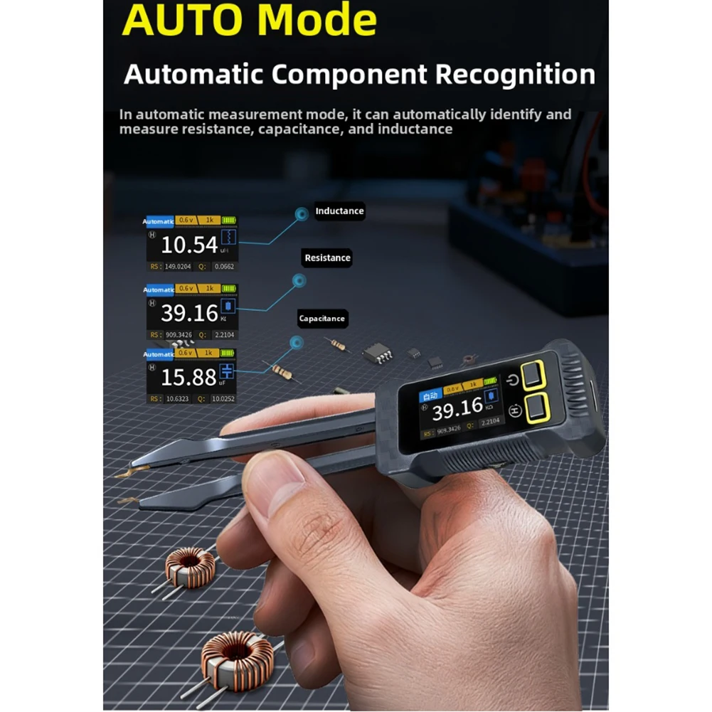 JD-1795 LCR Multimeter Supporting Multi-Parameter For Testing of For SMD Components with Portable and Efficient Handheld Design
