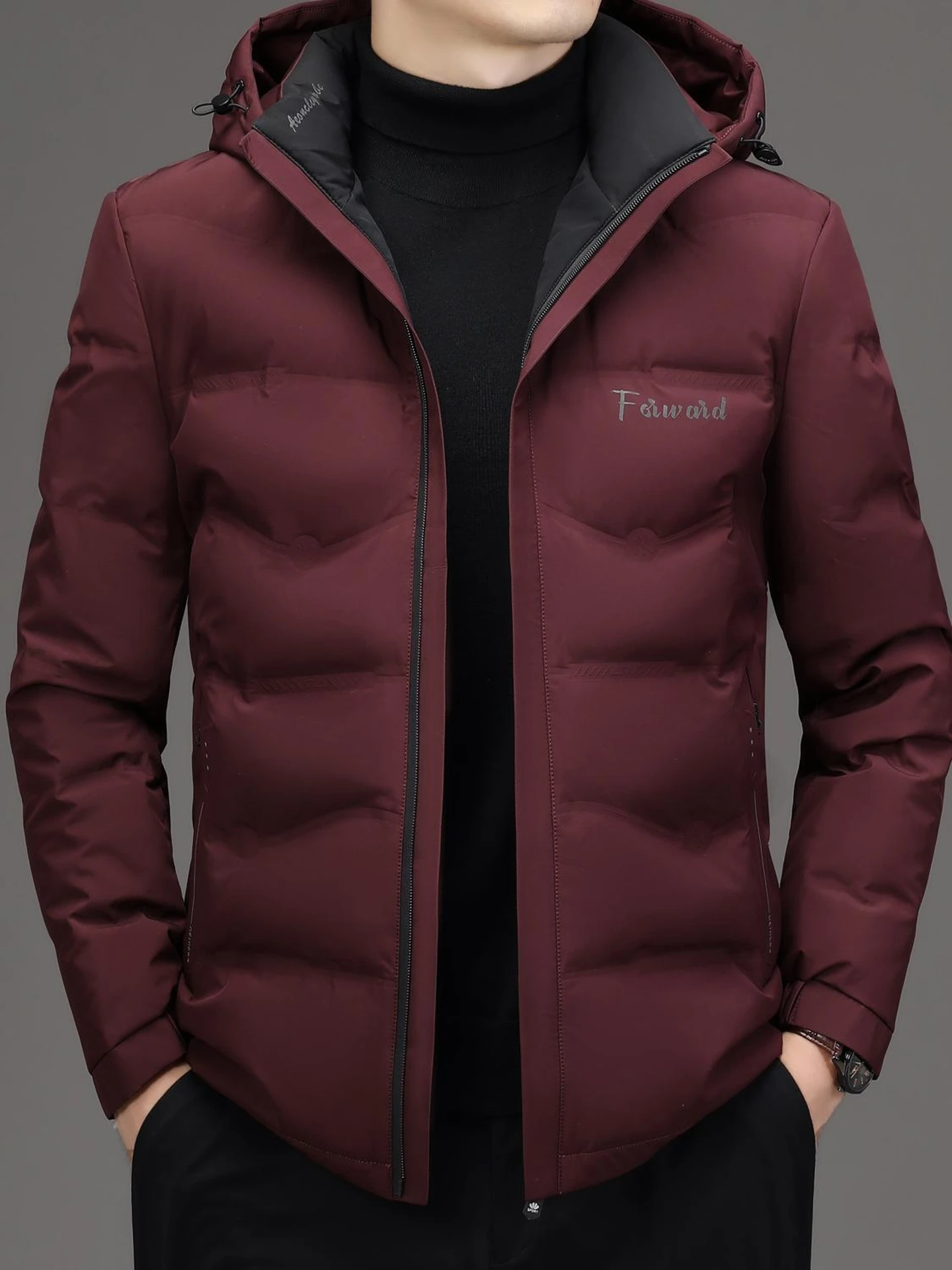 

Мужская утепленная белая пуховая куртка для зимы, теплая, морозостойкая, для среднего возраста, высококачественная, модная, для активного отдыха и повседневной носки