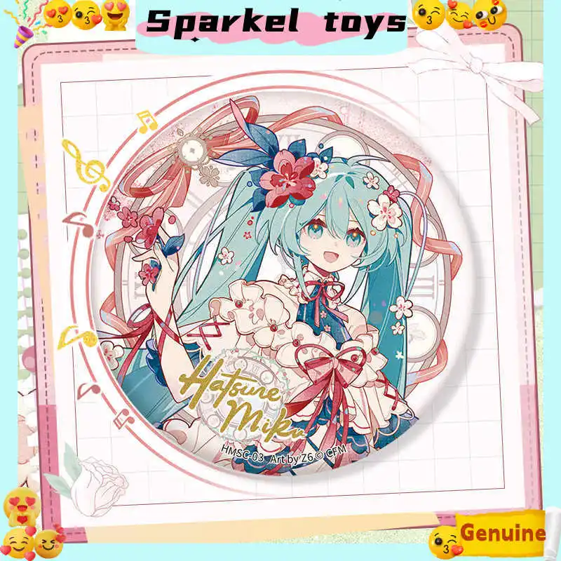 kayou-初音ミク-春のコンチェルト-バッジシリーズ-ブローチピン-レア-漫画フィギュア-アニメ-バックパック-ホビーギフト-周辺商品