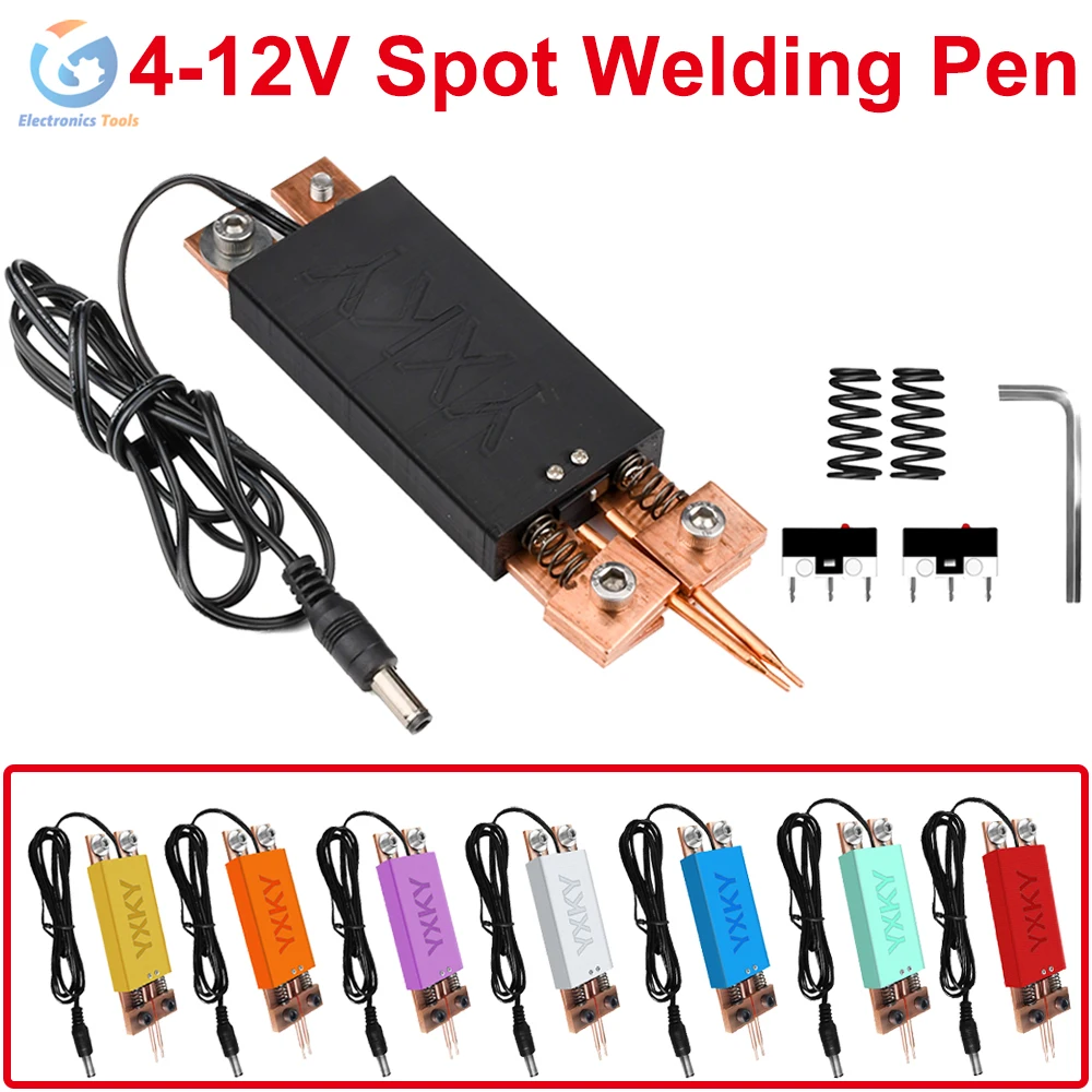 

4-12V Spot Welding Pen for 18650 Battery Spot Welder Machine Handheld Integrated Welder Weld Machine Nickel Accessory DIY Tools