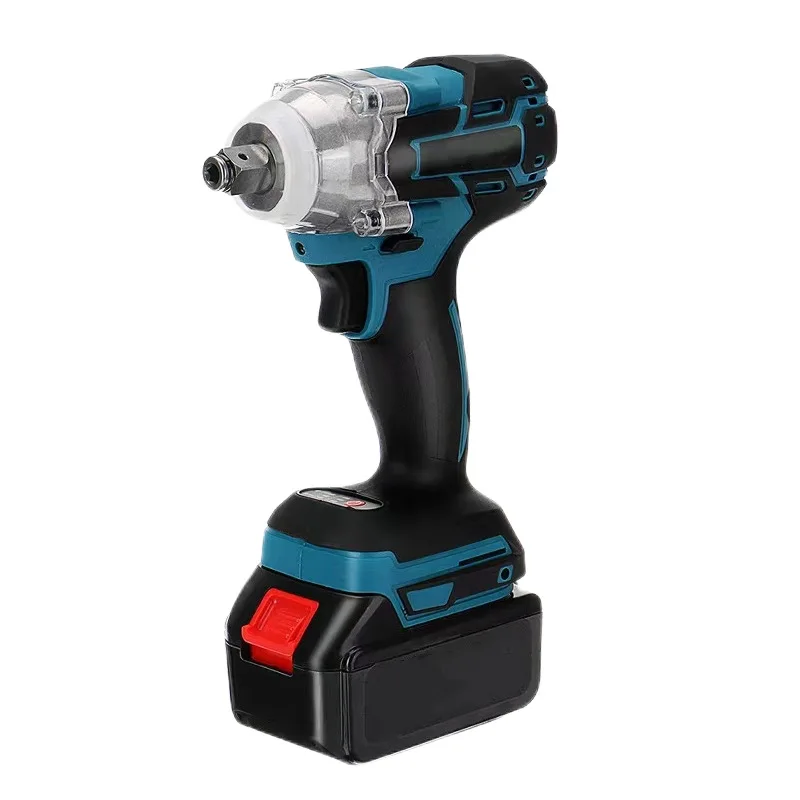 Style High Torque Impact Wrench, Brushless Lithium Electric Wrench High Power for Scaffolding Work