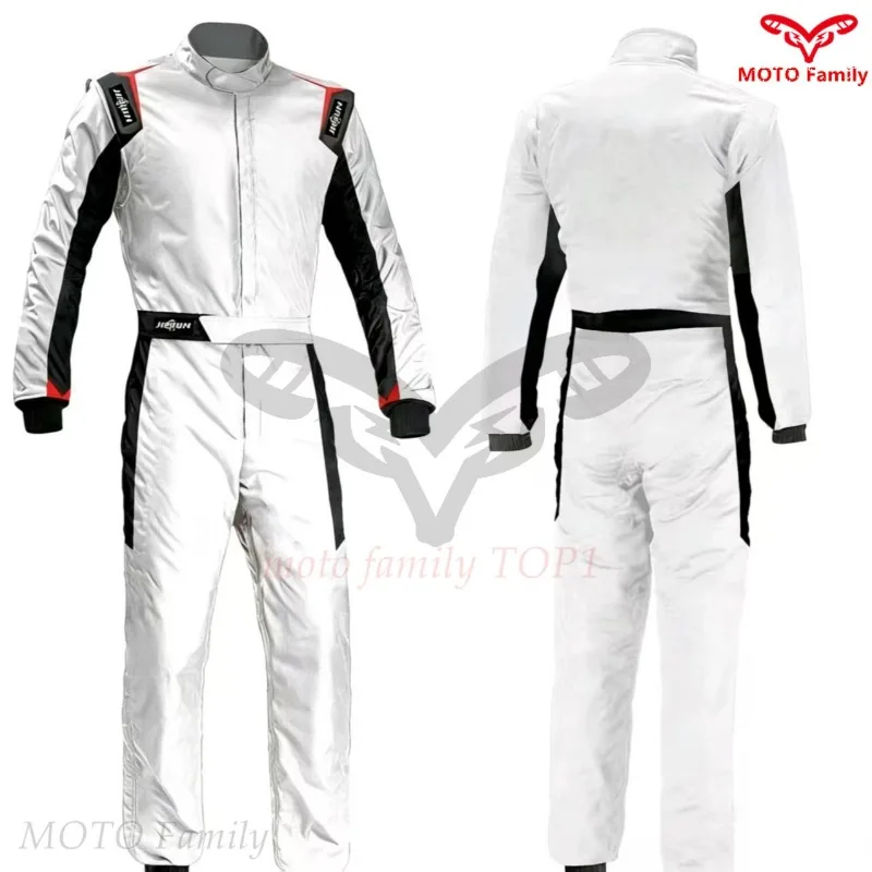 New Summer Ice Silk Kart Off-Road Vehicle UTV Rally Drift Men Women Couple One-Piece Racing Suit Karting Suits